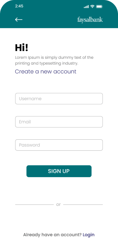 faisal-bank-sign-up-page